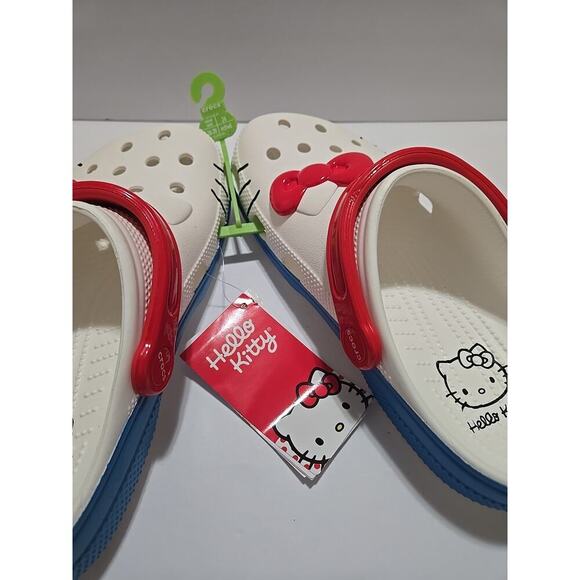 Crocs X Hello Kitty Classic Clog 50th Anniversary 2024 Size W 8 M 6 - Brand NEW - Picture 7 of 11